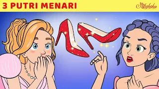3 Putri Menari + Sepatu Merah | Kartun Anak Anak | Bahasa Indonesia Cerita Anak