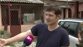 O familie din Chișinău s-a pomenit cu un crater imens la ușa casei