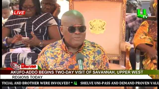 Akufo-Addo begins two-day visit of Savannah, Upper West Regions