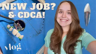 Fourth Year Dental Student Vlog | Signing for my first job & taking the CDCA!