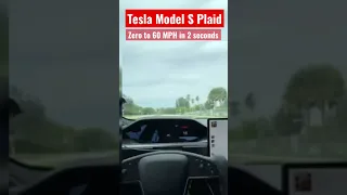 Tesla Model S plaid - 0 to 60 MPH in just 2 seconds - Fastest Ever