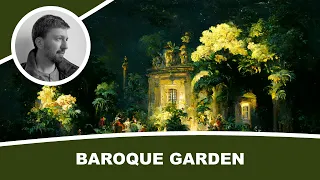 Baroque Garden - MidJourney AI Art - (composed and recorded in Sibelius)