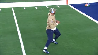 Dak Prescott's Pregame 'hip whip' routine