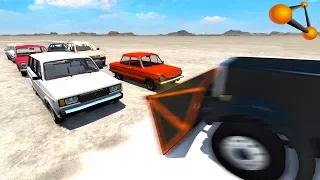 УДАР НА СКОРОСТИ 800 КМ/Ч. ФУРА СМЕРТИ | BeamNG.drive