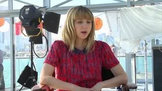 What If: Zoe Kazan "Chantry" Behind the Scenes Movie Interview | ScreenSlam