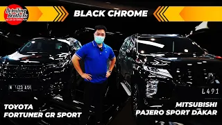 BLACK CHROME BIKIN FORTUNER GR DAN PAJERO SPORT BARU LBH GARANG LAGI!!