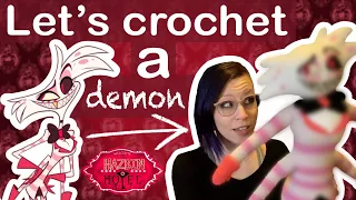 Crocheted Spider Demon? [Hazbin Hotel's Angel Dust Crochet Art Doll]