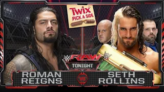 Roman Reigns Vs Seth Rollins - WWE Raw 02/03/2015 (En Español)