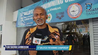 WRAP UP INTERVIEW WITH RAVIVARMA SANMUGAM ON THE 2023 1ST MALAYSIA  FINSWIMMING CHAMPIONSHIP EVENT