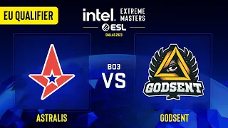 Astralis vs GODSENT | Map 3 Ancient | IEM Dallas 2023 Europe CQ