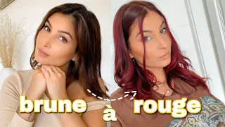 de BRUNE à ROUGE en direct à la maison