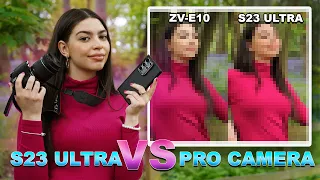 Is the Samsung Galaxy S3 ULTRA better than a REAL CAMERA? S23 ULTRA vs SONY ZV-E10 vs CANON EOS 700D