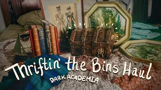 Amazing BINS Haul! - Goodwill Outlet Dark Academia & Whimsigoth Thrift Finds! 📚