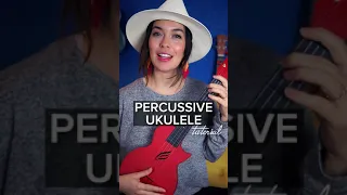 Percussive Ukulele Tutorial #Shorts