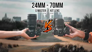 24 - 70mm | G Master Vs Kit Lens