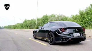 PURE V12 SOUND! Ferrari FF w/Armytrix STRAIGHT PIPED Exhaust is Crazy!