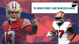Emmanuel Sanders reacts to 49ers Brock Purdy being ranked 13th by PFF & I have thoughts as well 😡