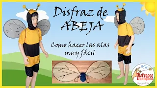 DIY. Disfraz de Abeja 🐝 Como hacer ALAS de abeja fácil, paso a paso