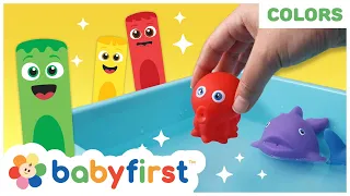 Toddler Learning Videos | COLOR CREW MAGIC - Bath Toys for Kids | Magical Colors Show | BabyFirst TV