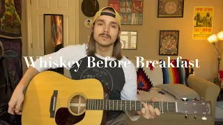 Playing "Whiskey Before Breakfast" on my D-18.