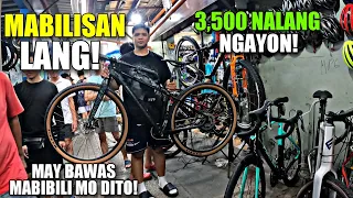 MABILISAN LANG! KAYA SOBRANG BAGSAK PRESYO! BUDGET BIKE AT BUILD BIKE DITO! MAY 3,500 NALANG NOW NA!