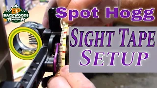 Spot Hogg Sight Tape Setup | Spot Hogg Fast Eddie XL Sight Tape