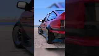 AE86 Trueno Drift - 60sec Cinematic, Assetto Corsa/JDM/4AGE/Japanese Classic/Touge/Simracing #Shorts