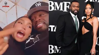 50 Cent & His Girlfriend Cuban Link, 25 Years Old, Makes Stunting Appearance Together at BMF Party