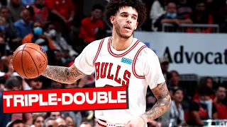 Lonzo Ball Posts First TRIPLE-DOUBLE as a Chicago Bull 🙌