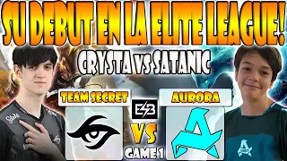 AURORA VS TEAM SECRET BO3[GAME 1]SATANIC, LORENOF VS PUPPEY, CRYSTALLIS - ELITE LEAGUE - DOTA 2- ESB