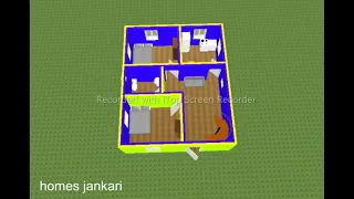 22X27 HOUSE PLAN II 22*27 HOME DESIGN II SOUTH FACE VASTU PLAN ll