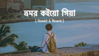 ভ্রমর কইয়ো গিয়া [ Slowed & Reverb ] Bhromor Lofi - Surojit - Radharaman Dutta - Nostalgic