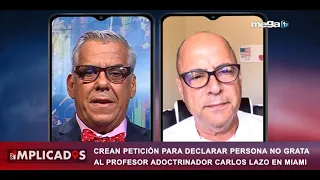 Crean petición en Miami para declarar persona no grata al profesor adoctrinador Carlos Lazo