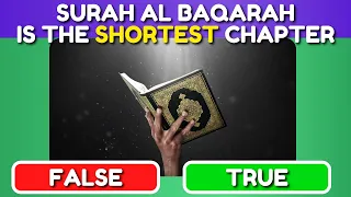 True or False Islam Edition ✅ 🟥 PART 3 | Islam Quiz