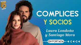 Detrás de cámaras Laura Londoño y su esposo Santiago Mora