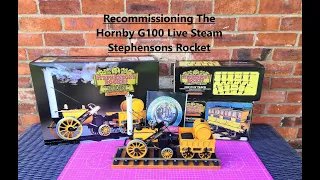 A Hornby Live Steam G100 Stephenson's Rocket Garden Railway Set. First Look At Getting This Running