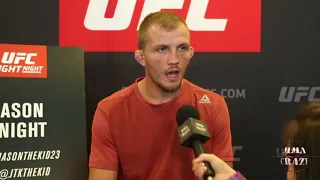 Jason Knight on Makwan Amirkhani "He has quit in him" UFC Fight Night Liverpool