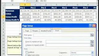 Excel Magic Trick 495: Print Labels On Each Page For Large Spreadsheet