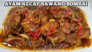 AYAM KECAP BAWANG BOMBAI ALA KONDANGAN ASLI ENAK BANGET