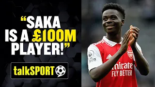 "HE'S A £100M PLAYER!" 💰 Jason Cundy & Jamie O'Hara believe Bukayo Saka DESERVES his bumper contract