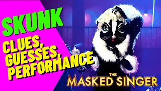 Skunk Performance, Clues and Guesses - Masked Singer