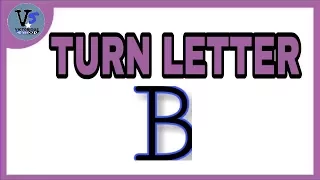 How to turn letter B into cartoon bird ! Fun with alphabet drawing for kids by victorious sudip