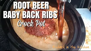 ROOT BEER BABY BACK RIBS - Crockpot