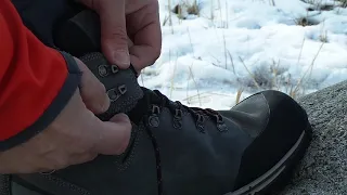 Способы шнуровки треккинговой обуви (часть 1). Фиксация пятки