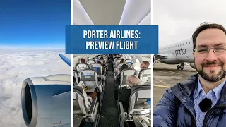 First flight on Porter Airlines' new jet | Onboard the Embraer E195-E2 aircraft
