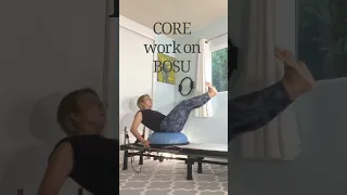 Core workout on BOSU Ball