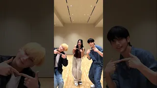 #ImSuperShy with #TOMORROW_X_TOGETHER #SOOBIN #HUENINGKAI 🤭#NewJeans #뉴진스 #MINJI #NewJeans_SuperShy