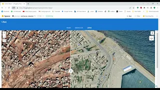 Before and After Libya Floods 2023 From Satellite - Solara Maxar