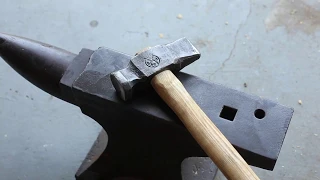 Turning a harbor freight hammer into a blacksmith hammer