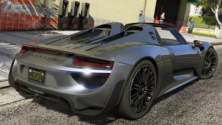 PORSCHE 918 SPYDER - GTA V CARMODS